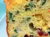Recette Cake aux courgettes, tomates séchées, basilic & mozzarella