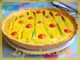 Recette Quiche aux asperges, coriandre et curry de eric kayser