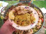 Recette paella aux 3 viandes pour 20 personnes