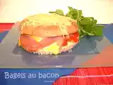 Recette Bagels au bacon
