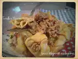 Recette Tortellinis ricotta-epinard sauce bolognaise de légumes au cookéo