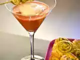 Recette Gaspacho tomates fraises, nuage de chèvre et roulé au pesto
