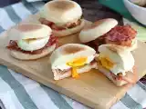 Recette Muffins anglais œuf et bacon