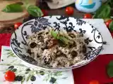 Recette Salade de riz méditerranéenne: thon, olive, tomates séchées et citron