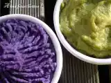 Recette Purée de vitelottes ~ purée de brocolis