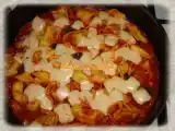 Recette Tortellinis à la sauce aux légumes et cubes de gruyère