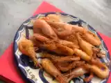 Recette Un tapas : crevettes sautées au piment d?espelette et flambées au whisky