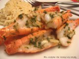 Langoustines au beurre à l'ail
