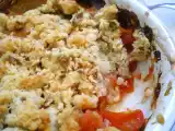 Recette Crumble en version salée : tomates, parmesan et thym