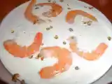 Recette Soupe froide au concombre et aux crevettes