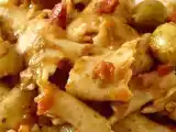 Recette Pâtes fraîches aux 5 céréales sauce tomate, champignons, olives