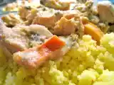 Recette Poulet mijote aux kakis