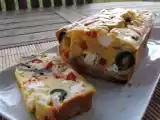 Recette Cake aux olives, à la feta et aux poivrons