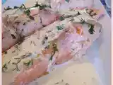 Recette Saumon sauce citron aneth et lit de riz au légumes d'été à l'anis étoilé chez gal