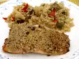 Recette Filets de saumon en croûte de noix de grenoble croquante