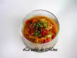 Recette Confit de poivrons aux pistaches et au miel