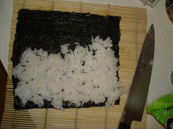 Mes premiers sushis et makis !!! - Préparation etape 5