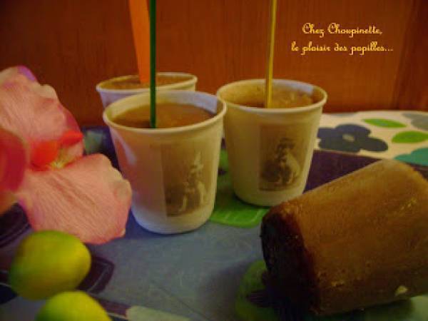 Sucettes glacées à tous les gouts : mangue, ananas, chocolat... - Préparation etape 5