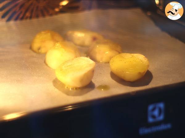 Sandwich raclette de pomme de terre - Préparation etape 2