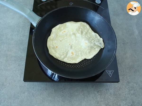 Tortillas de blé - Préparation etape 3