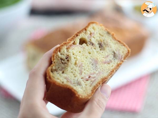 Cake jambon fromage et olives vertes - Préparation etape 4