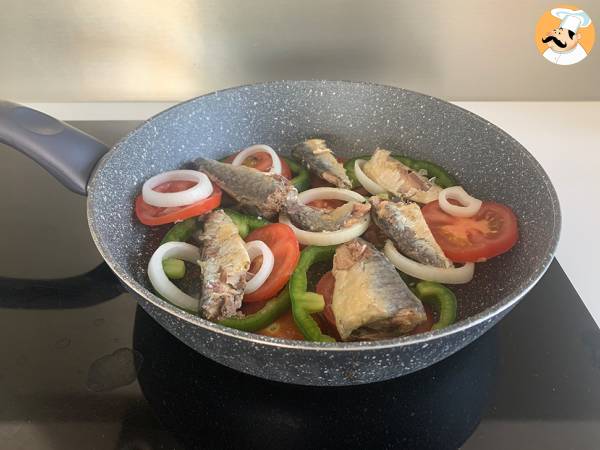 Ragoût de sardines, une recette facile ensoleillée et économique - Préparation etape 1