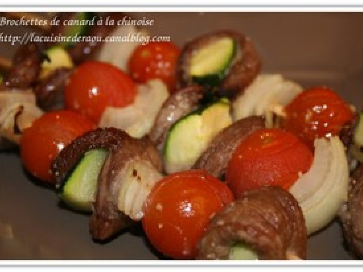 Brochettes de canard à l'asiatique - photo 2